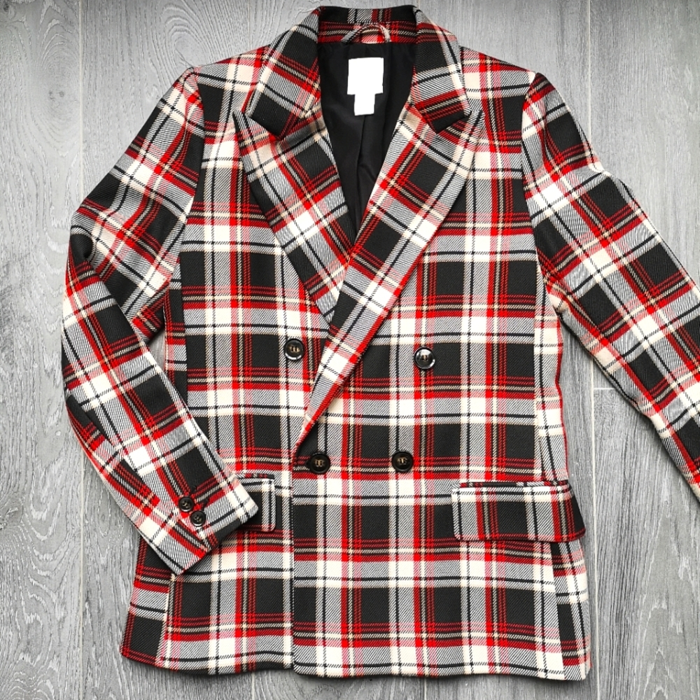 Plaid Blazer